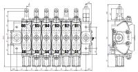 6x80 Гидрораспределитель секционный SN4